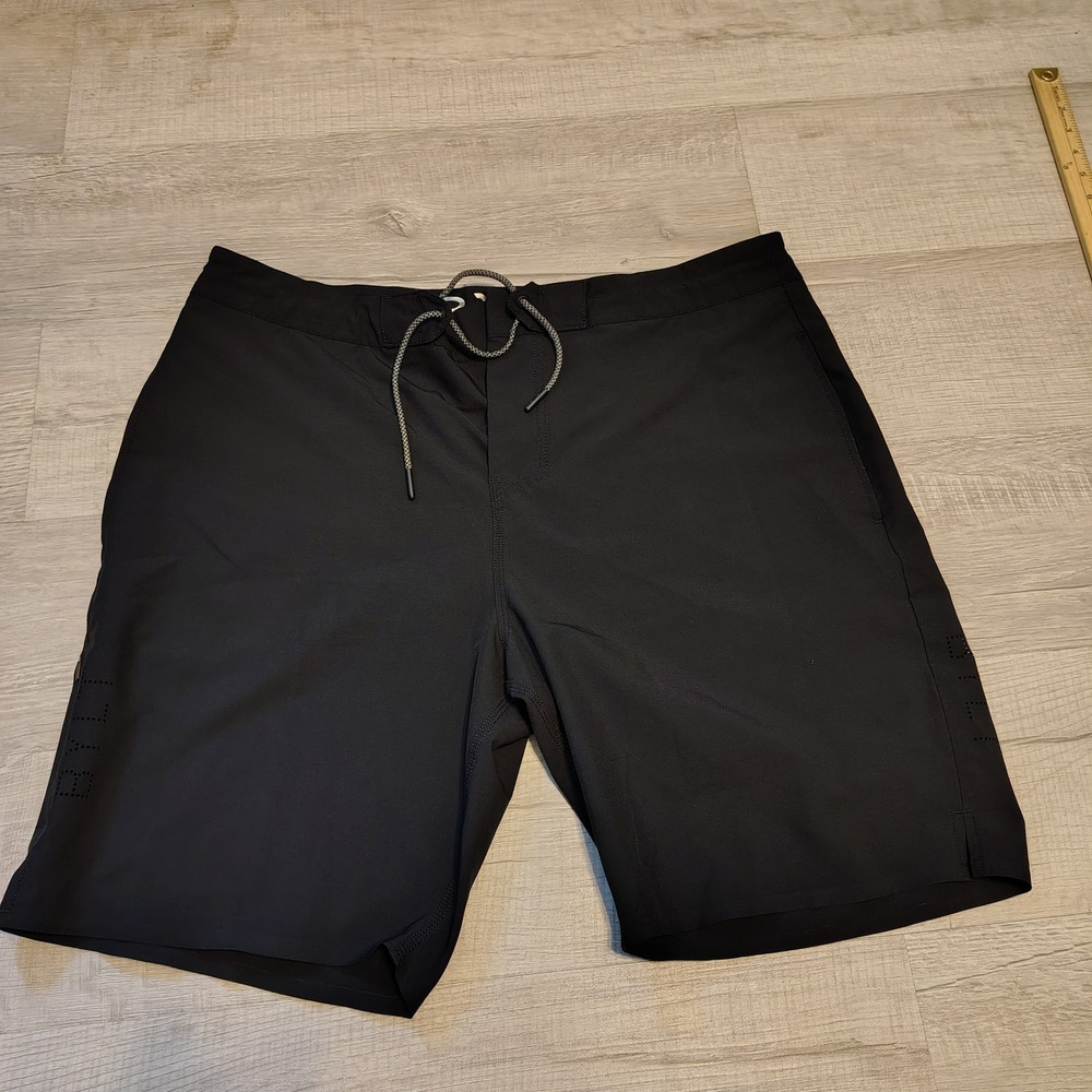 BYLT Coastal Boardshort Mens‎ XXL Black Quick Dry Swim Trunks Athletic Shorts